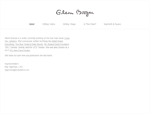 Tablet Screenshot of glennboozan.com